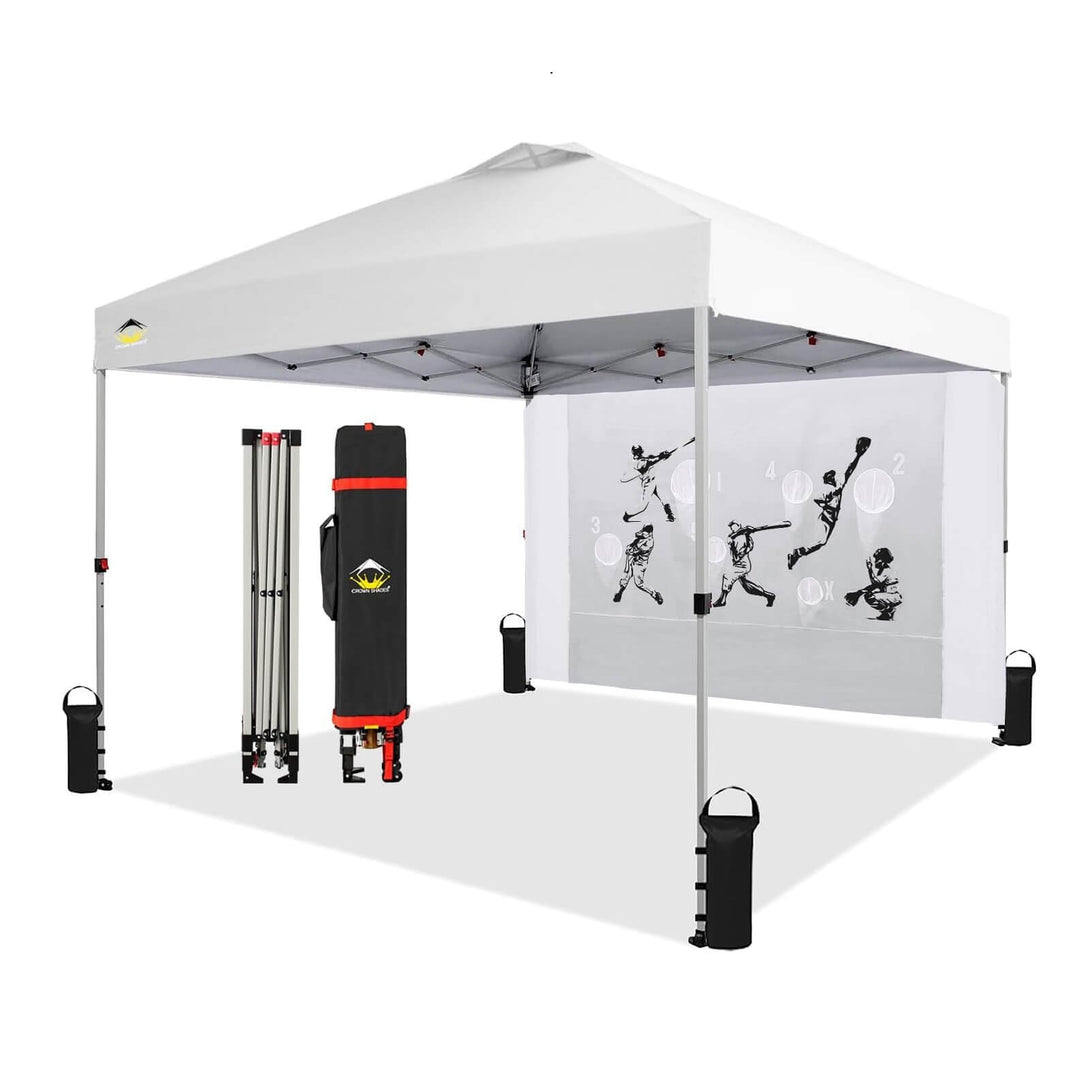 Tente pliante 10x10 avec filet de jeu