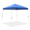 CROWN SHADES Patented 10ft. x 10ft. Slant Leg One Push Up Instant Folding Canopy