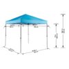 8'x8' Everbilt Straight Leg Canopy