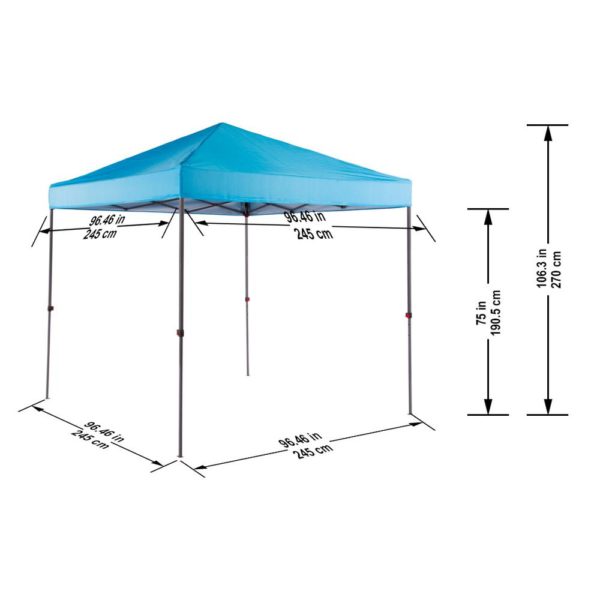 8'x8' Everbilt Straight Leg Canopy